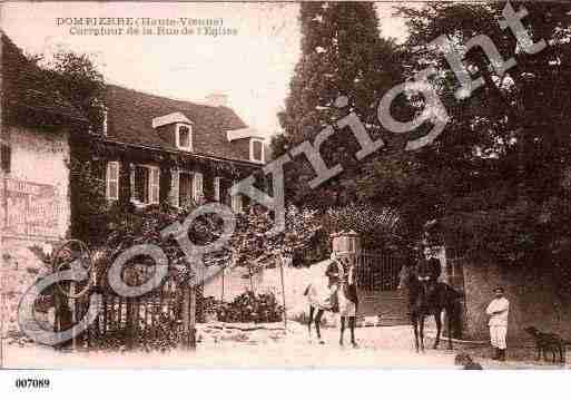 Ville de DOMPIERRELESEGLISES, carte postale ancienne