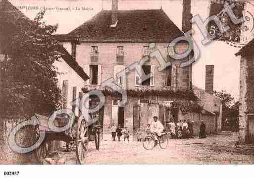 Ville de DOMPIERRELESEGLISES, carte postale ancienne