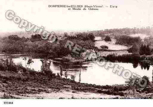 Ville de DOMPIERRELESEGLISES, carte postale ancienne