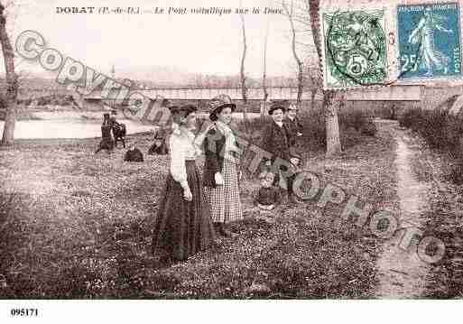 Ville de DORAT, carte postale ancienne