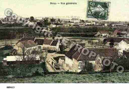 Ville de DUVY, carte postale ancienne