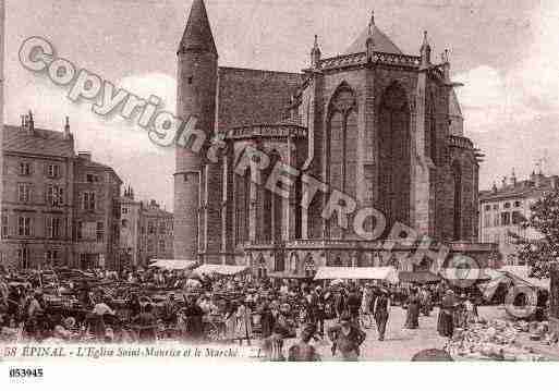 Ville de EPINAL, carte postale ancienne