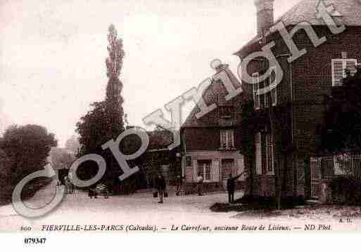 Ville de FIERVILLELESPARCS, carte postale ancienne