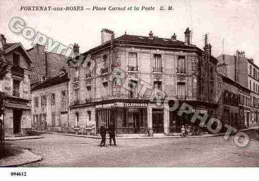 Ville de FONTENAYAUXROSES, carte postale ancienne