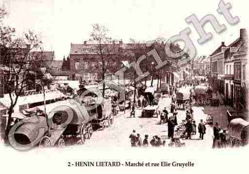 Ville de HENINBEAUMONT, carte postale ancienne