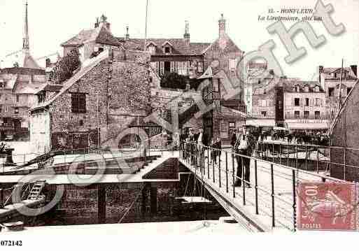 Ville de HONFLEUR, carte postale ancienne