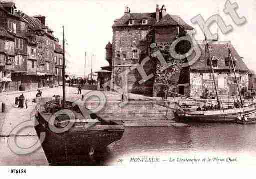 Ville de HONFLEUR, carte postale ancienne