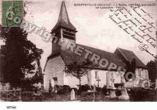 Ville de HOUPPEVILLE, carte postale ancienne