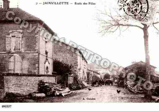 Ville de JAINVILLOTTE, carte postale ancienne