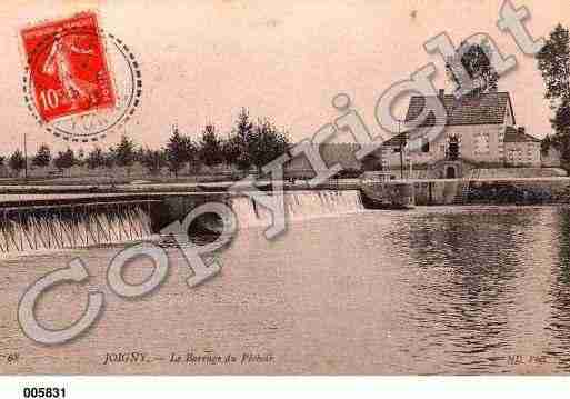 Ville de JOIGNY, carte postale ancienne