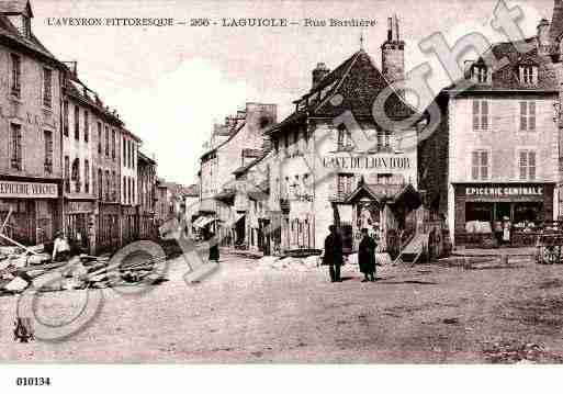 Ville de LAGUIOLE, carte postale ancienne