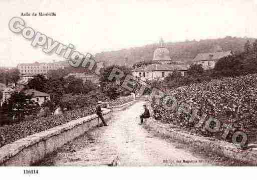 Ville de LAXOU, carte postale ancienne