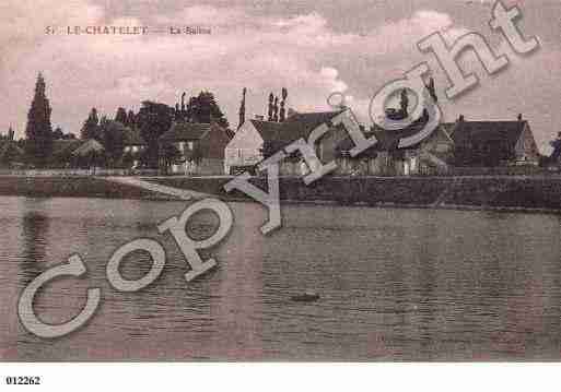 Ville de LECHATELET, carte postale ancienne