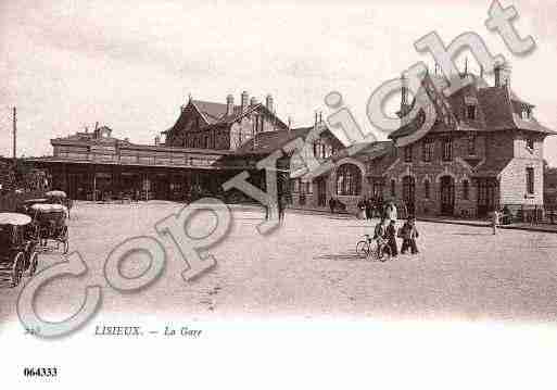 Ville de LISIEUX, carte postale ancienne