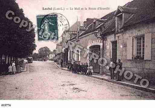 Ville de LOCHESURINDROIS, carte postale ancienne