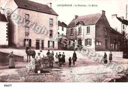 Ville de LOCQUENOLE, carte postale ancienne