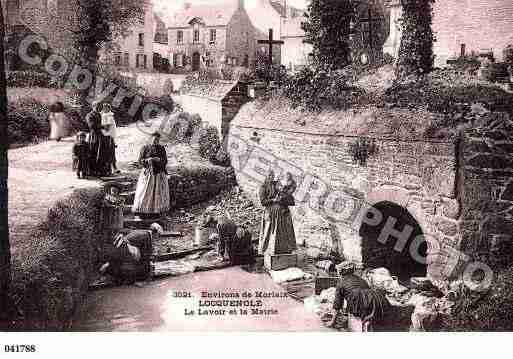 Ville de LOCQUENOLE, carte postale ancienne