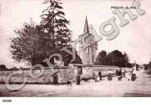 Ville de LORREZLEBOCAGEPREAUX, carte postale ancienne