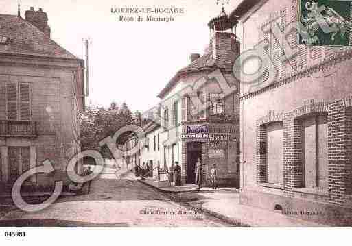 Ville de LORREZLEBOCAGEPREAUX, carte postale ancienne