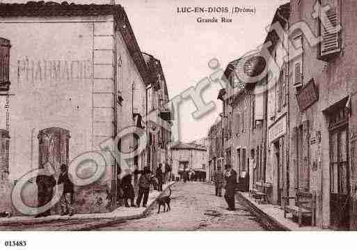 Ville de LUCENDIOIS, carte postale ancienne