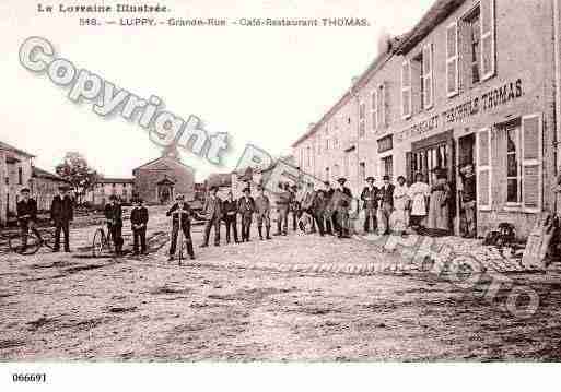 Ville de LUPPY, carte postale ancienne