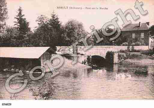 Ville de MARGUT, carte postale ancienne