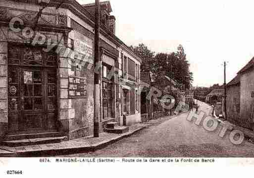 Ville de MARIGNELAILLE, carte postale ancienne