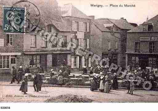 Ville de MARIGNY, carte postale ancienne