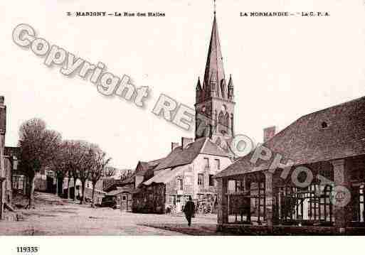 Ville de MARIGNY, carte postale ancienne