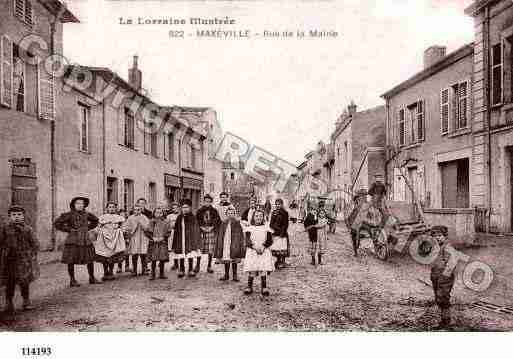 Ville de MAXEVILLE, carte postale ancienne