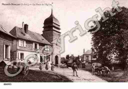 Ville de MESNILMAUGER, carte postale ancienne