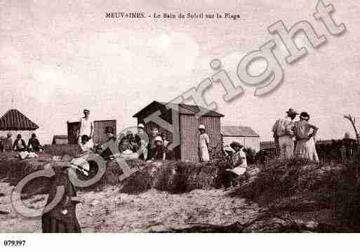 Ville de MEUVAINES, carte postale ancienne