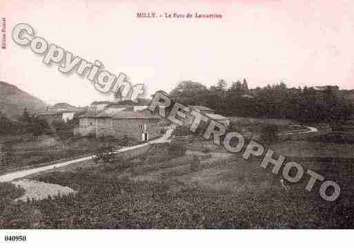 Ville de MILLYLAMARTINE, carte postale ancienne