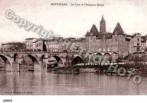 Ville de MONTAUBAN, carte postale ancienne