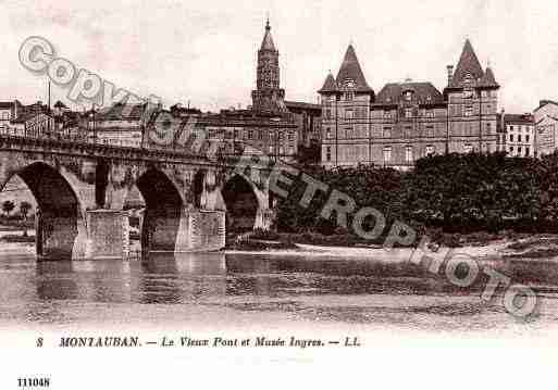 Ville de MONTAUBAN, carte postale ancienne