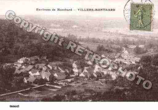 Ville de MONTBARD, carte postale ancienne