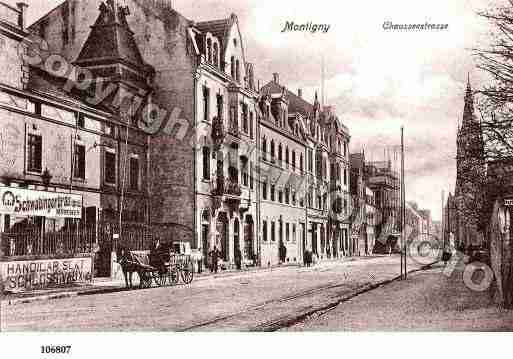 Ville de MONTIGNYLESMETZ, carte postale ancienne