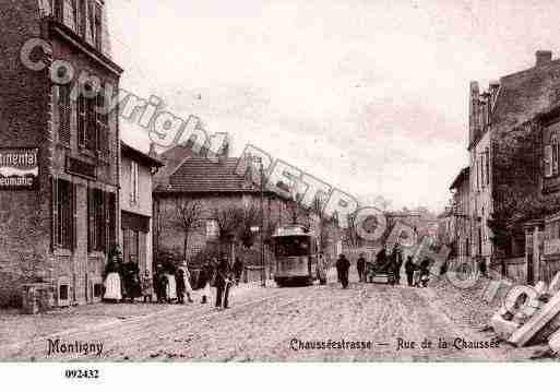 Ville de MONTIGNYLESMETZ, carte postale ancienne