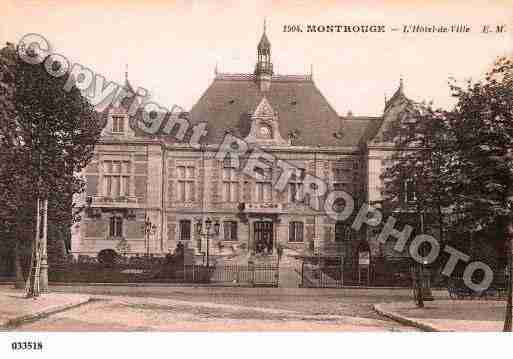 Ville de MONTROUGE, carte postale ancienne