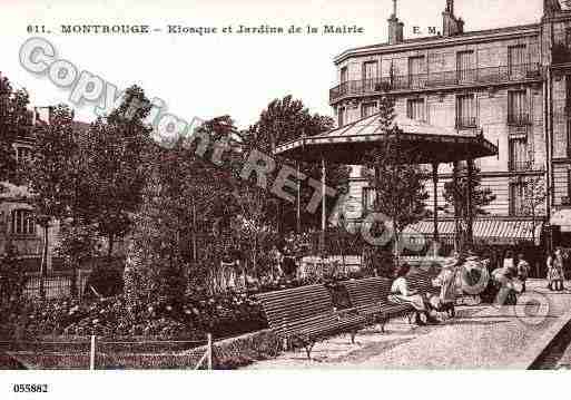 Ville de MONTROUGE, carte postale ancienne