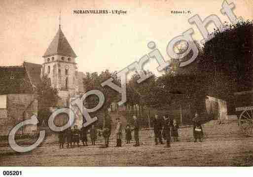 Ville de MORAINVILLIERS, carte postale ancienne