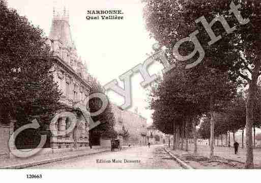 Ville de NARBONNE, carte postale ancienne