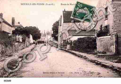 Ville de NEUILLYENVEXIN, carte postale ancienne