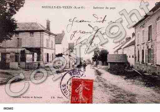 Ville de NEUILLYENVEXIN, carte postale ancienne