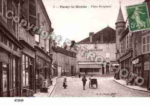 Ville de PARAYLEMONIAL, carte postale ancienne