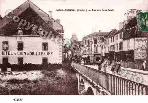 Ville de PARAYLEMONIAL, carte postale ancienne