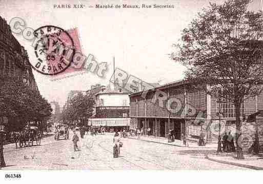 Ville de PARIS19, carte postale ancienne