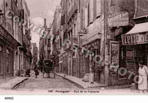 Ville de PERPIGNAN, carte postale ancienne