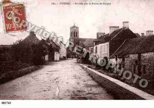 Ville de PIPRIAC, carte postale ancienne