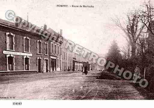 Ville de POMPEY, carte postale ancienne